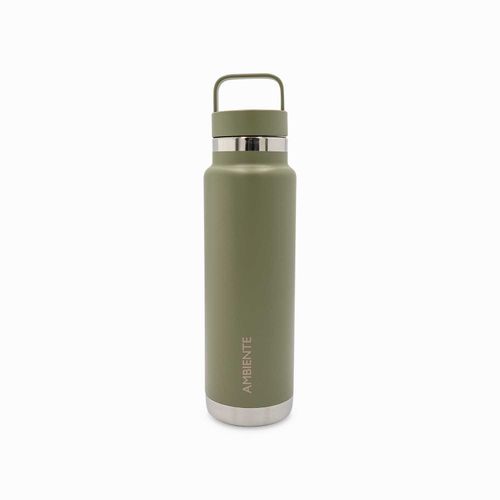 Termo doble pared verde oscuro 600ml