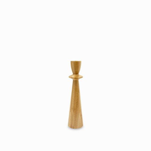 Candelabro en bambú 23cm