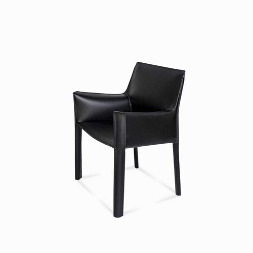 Silla verona brazos negra