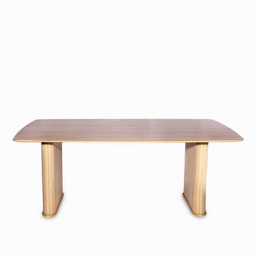 Mesa de comedor Lenon columnas 75x190x100