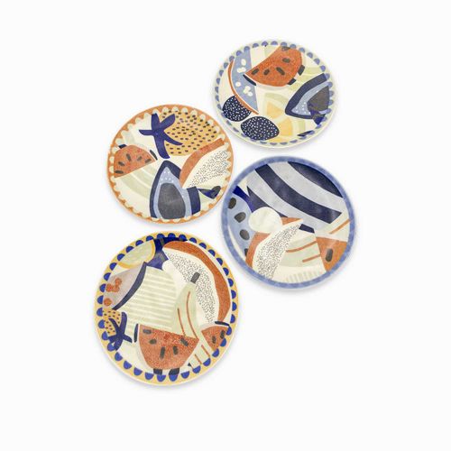 Plato mediano Maicao 21cm setx4