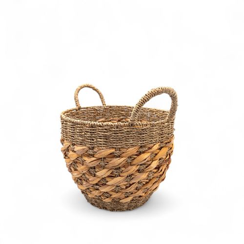 Canasta Kalum fibra natural l 30x35cm