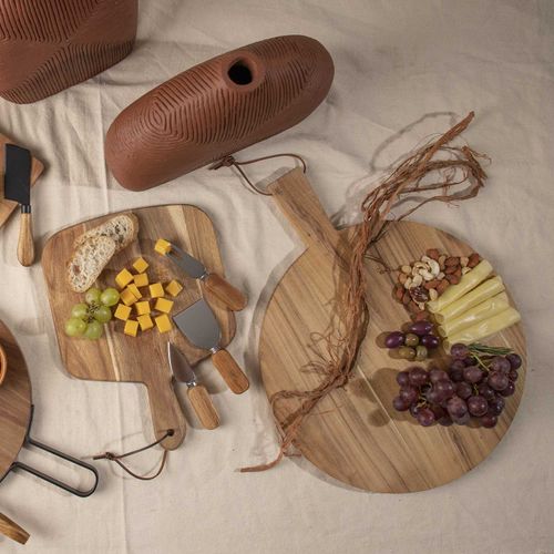 Tabla madera teca 36 cm