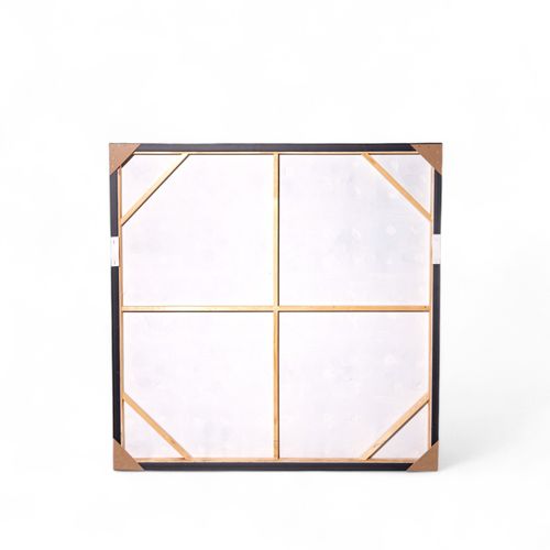 Cuadro ajedrezado negro 103x103