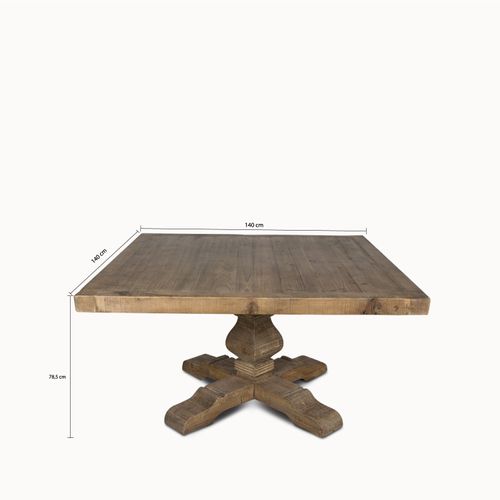 Mesa comedor cuadrada
