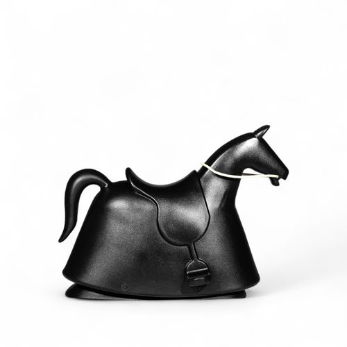 Silla de niños caballo negro