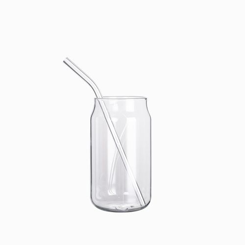 Vaso con pitillo 500ml set x2