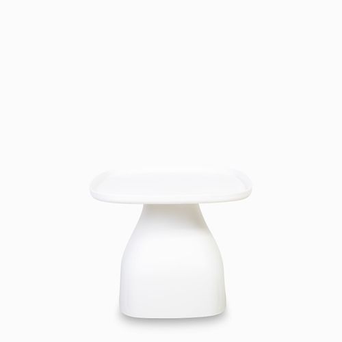 Mesa auxiliar breton blanca 38x48x48