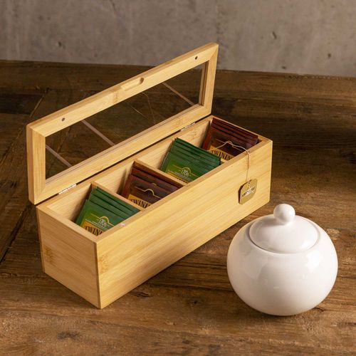 Caja para el té en bambú 26cm