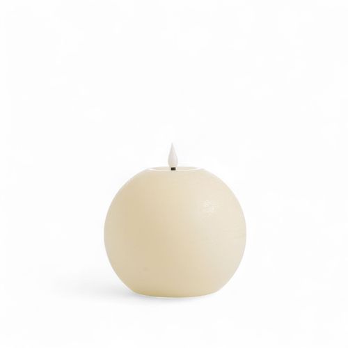 Vela led bola 10cm x 12cm