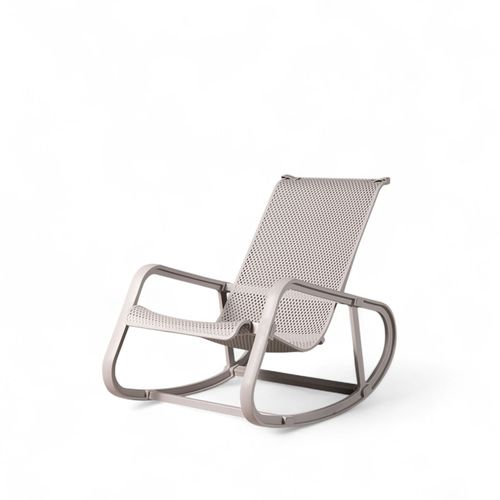Silla mecedora Lali gris