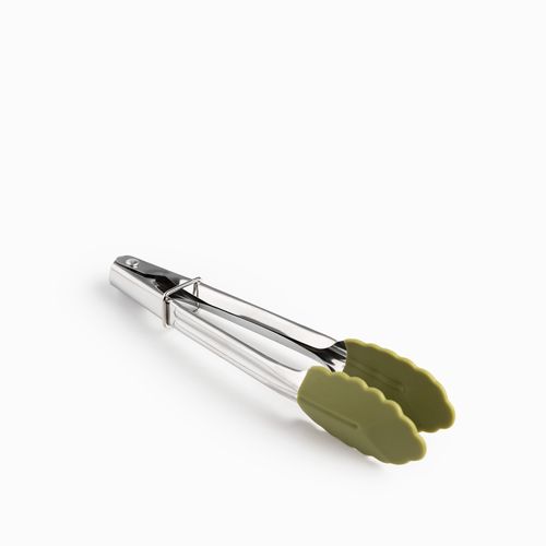 Mini pinza acero y silicona 18cm