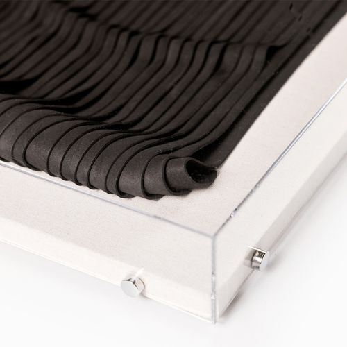 Cuadro telón negro 90x60x6