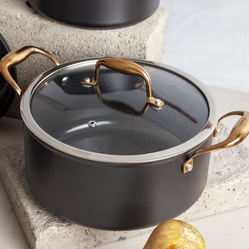 Olla negro y copper 24 cm