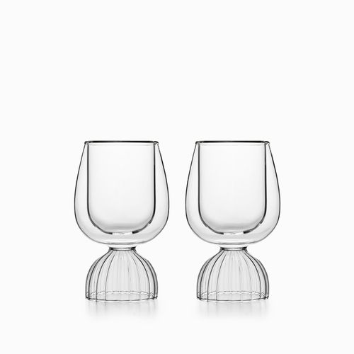 Copa cordial doble pared 220ml setx2