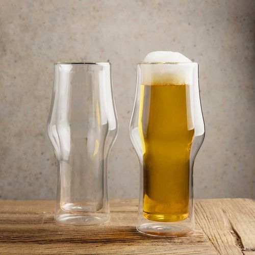 Vaso pilsener doble pared 500ml setx2