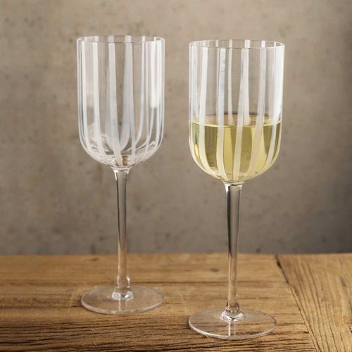 Copa líneas blancas 345ml setx2