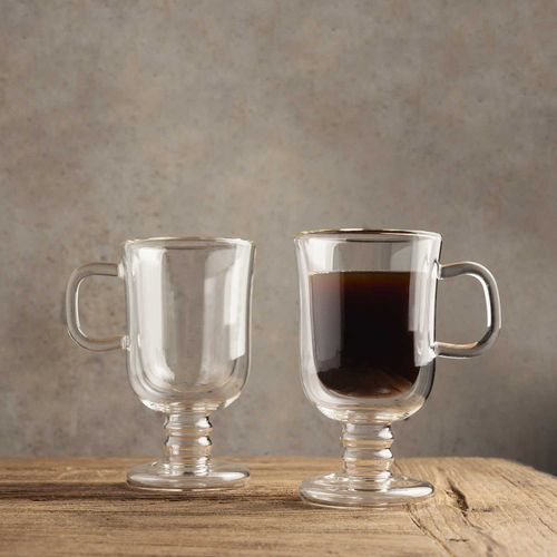 Copa para cafe doble pared 260ml setx2