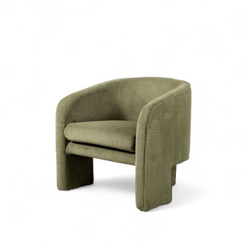 Poltrona Tripode verde 74x74x71