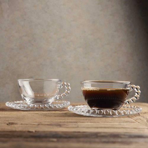 Pocillo y plato Chelo 200ml set x2