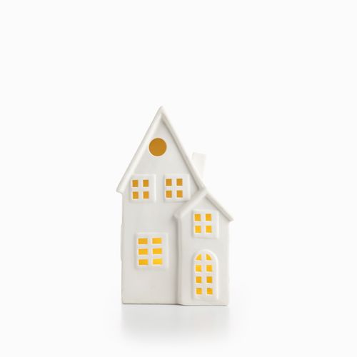 Casa navidad led 21cm