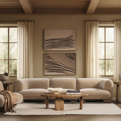 Cuadro cordillera chocolate III 123x83