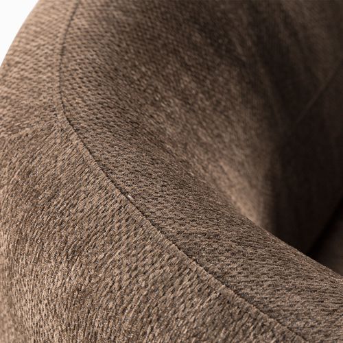 Sofá 2 puestos Emilia chocolate 78x231x91 cm