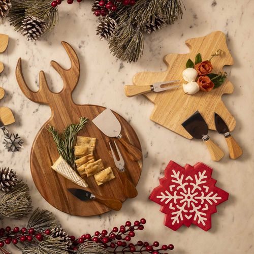 Servilletas copo de nieve navidad