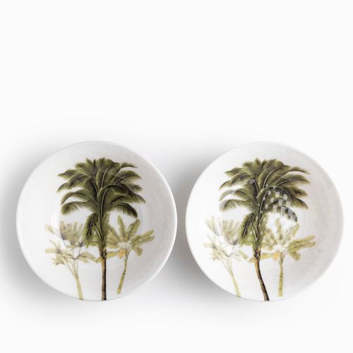 Tazón Palmeras 19 cm set x2