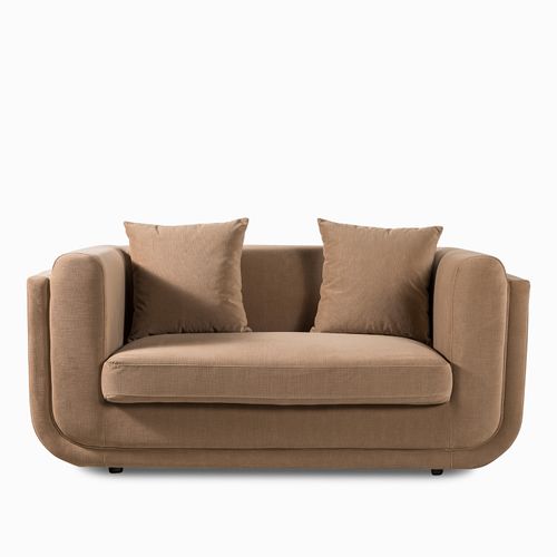 Sofá Adria 2 puestos nuez