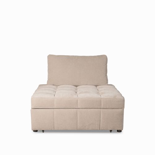 Sofá cama Foster individual beige 89x110x105