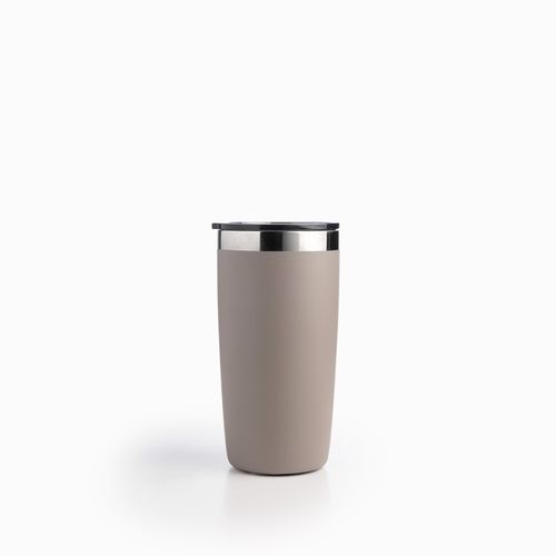 Vaso doble pared en acero gris 320ml