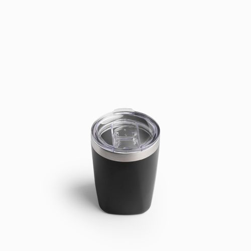 Vaso doble pared negro 300ml
