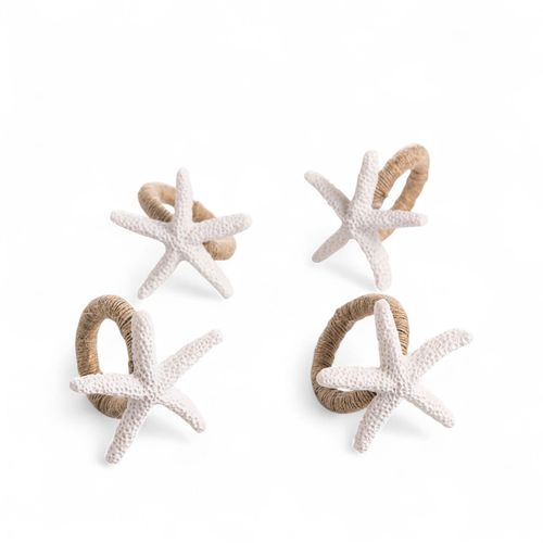 Aro de servilleta estrella de mar set x4