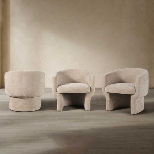 Poltrona Versalle taupe 72x74x69 cm