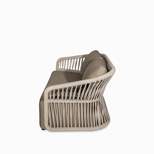 Sofá 2 puestos california beige 74x172x89