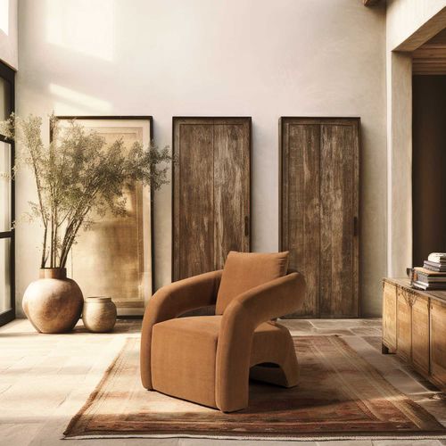 Poltrona Gia terracota