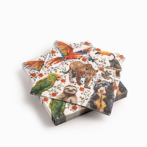 Servilletas Tesoro Jungla set x20