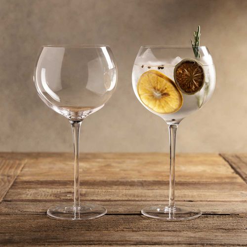 Copa balón en cristal 650ml set x2