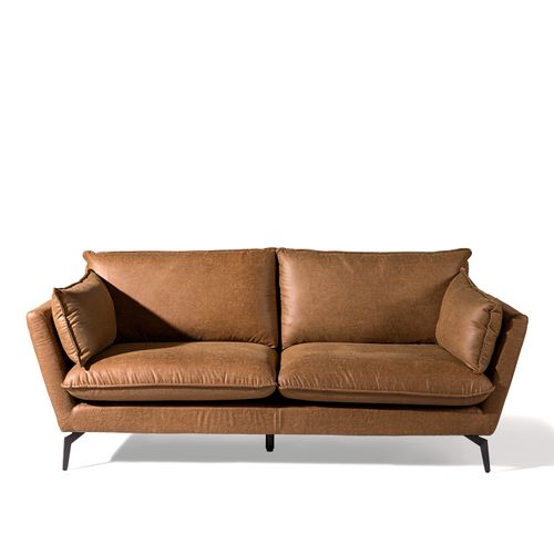 Sofá 3 puestos Elia café