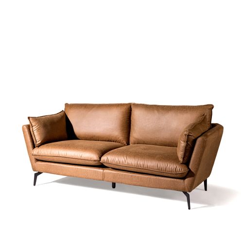 Sofá 3 puestos Elia café