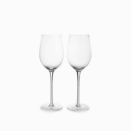 Copa vino blanco en cristal 430ml set x2
