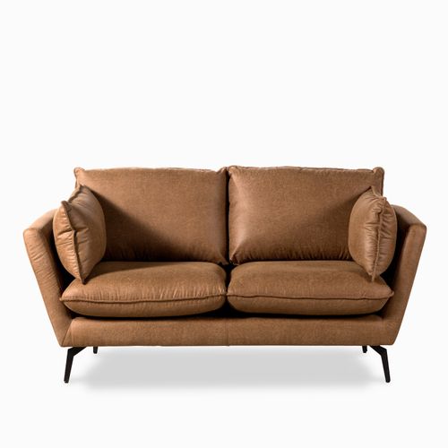 Sofá 2 puestos Elia café