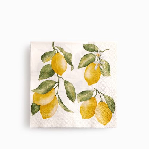 Servilletas limones set x20