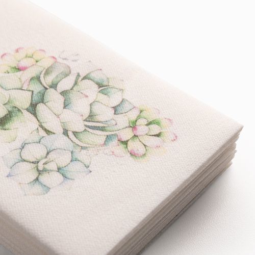 Servilletas botánica set x6