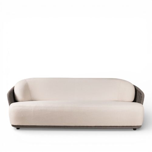 Sofá villa 3 puestos taupe 71x220x90