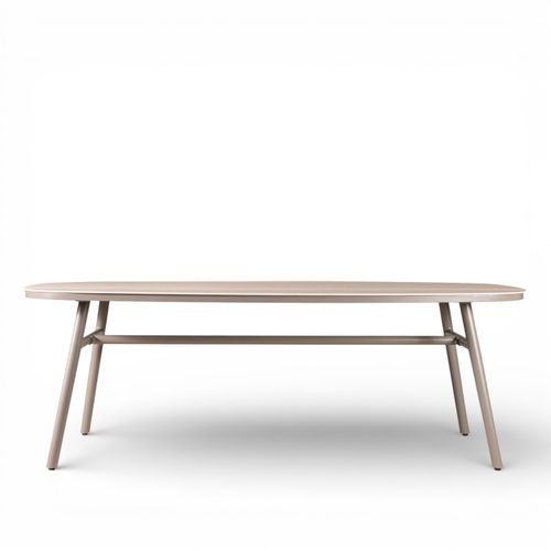 Mesa de comedor Belleny taupe 75x220x97