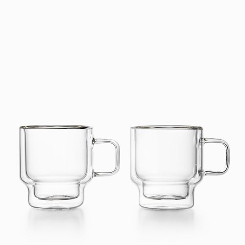 Mug doble pared 100ml set x2