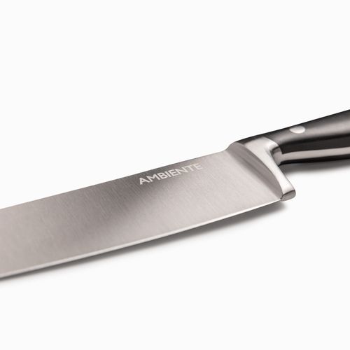 Cuchillo chef mango negro